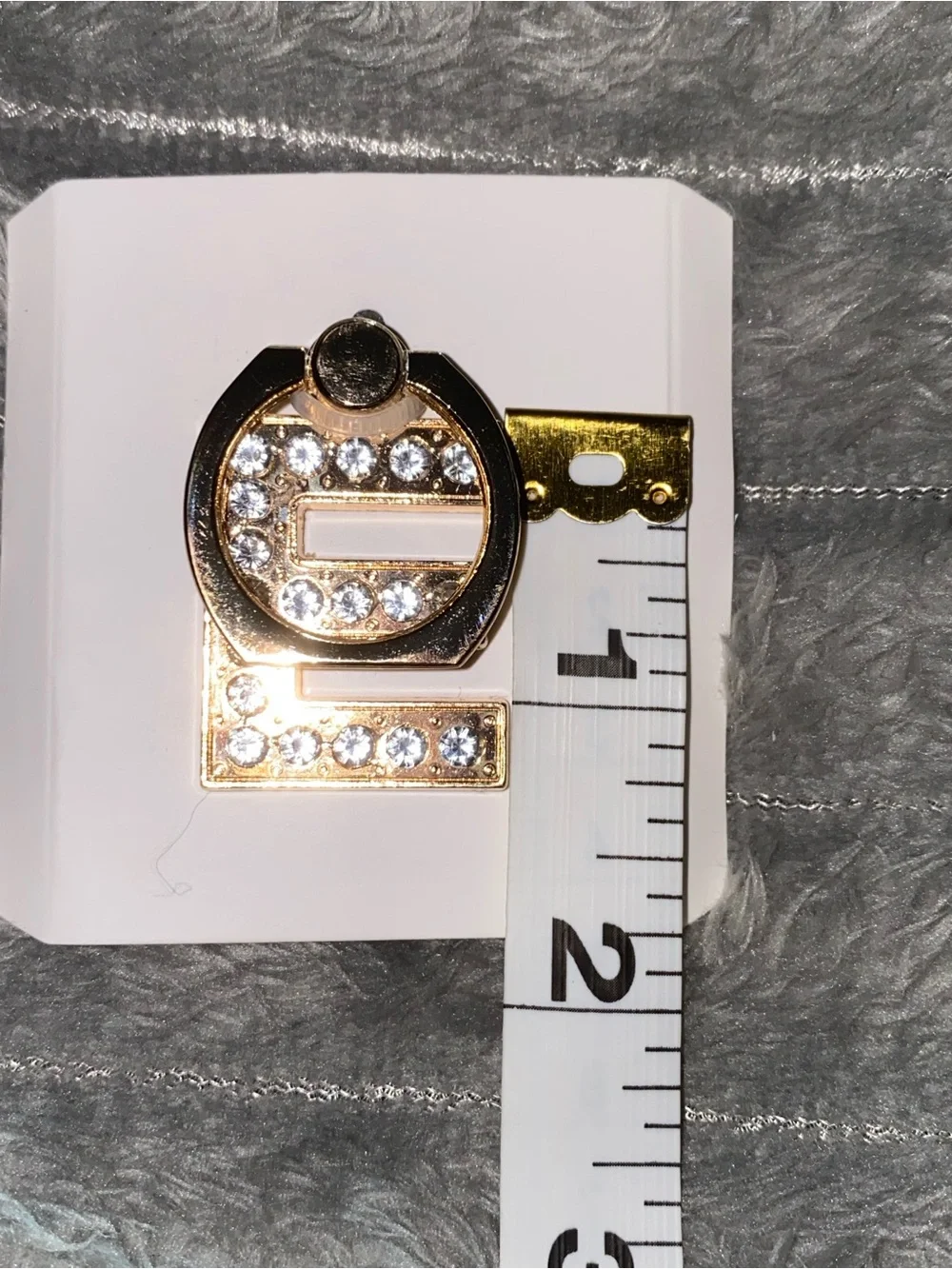 1-Popsocket Golden Rhinestones Letter (E)